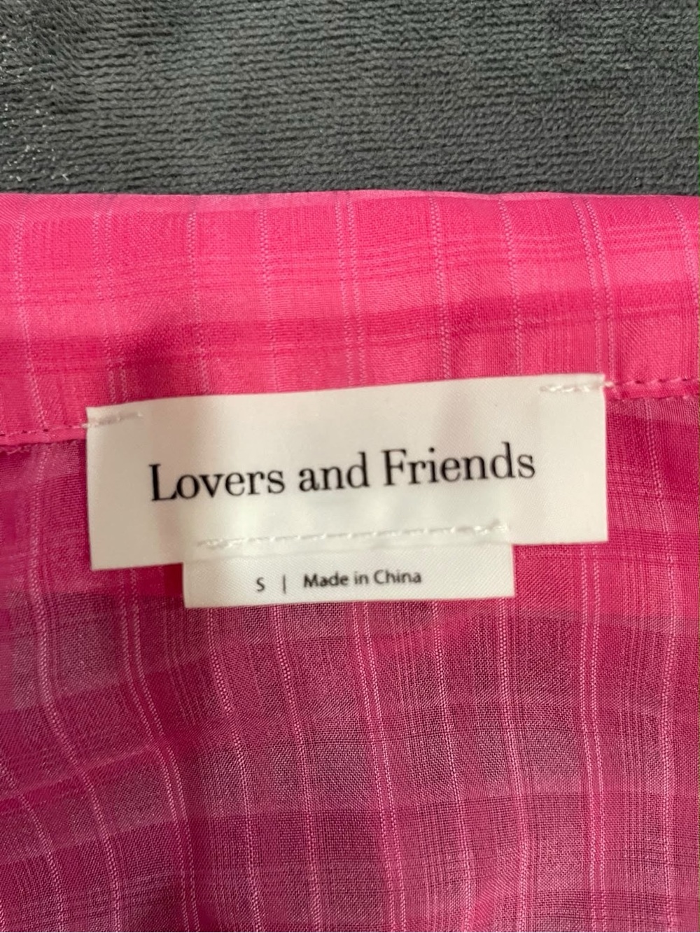 Lovers + Friends Hot Pink Drawstring Ruffle Hem Pjs - Picture 2 of 2